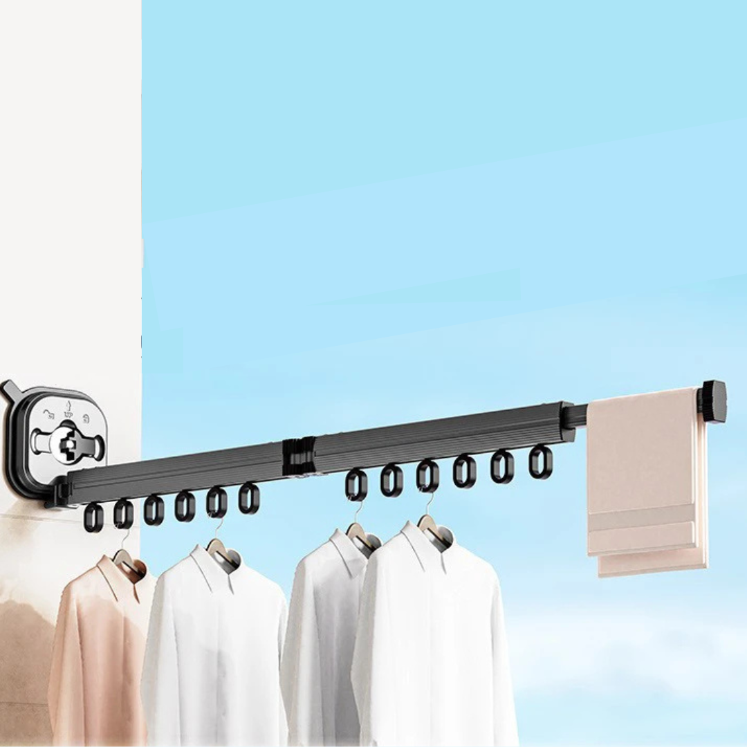Wall-Mount Clothes Drying Rack
