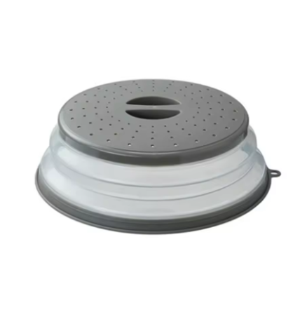 Microwave Splatter Cover - Heating Folding Silicone Lid for Cooking & Fresh Keeping