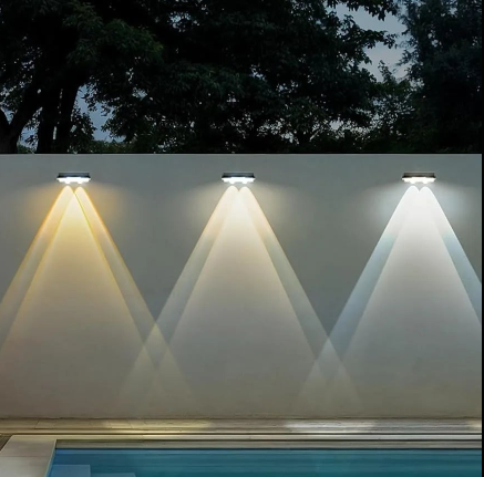 Solar Fence Lights β Outdoor LED Garden Wall Lights