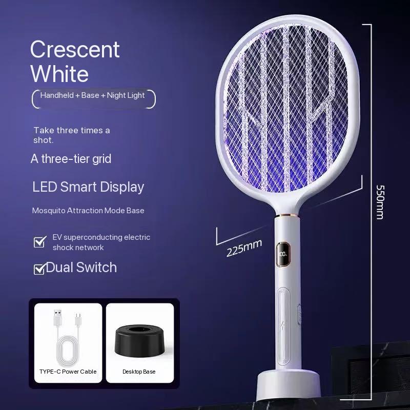 Rechargeable Electric Bug Zapper Racket