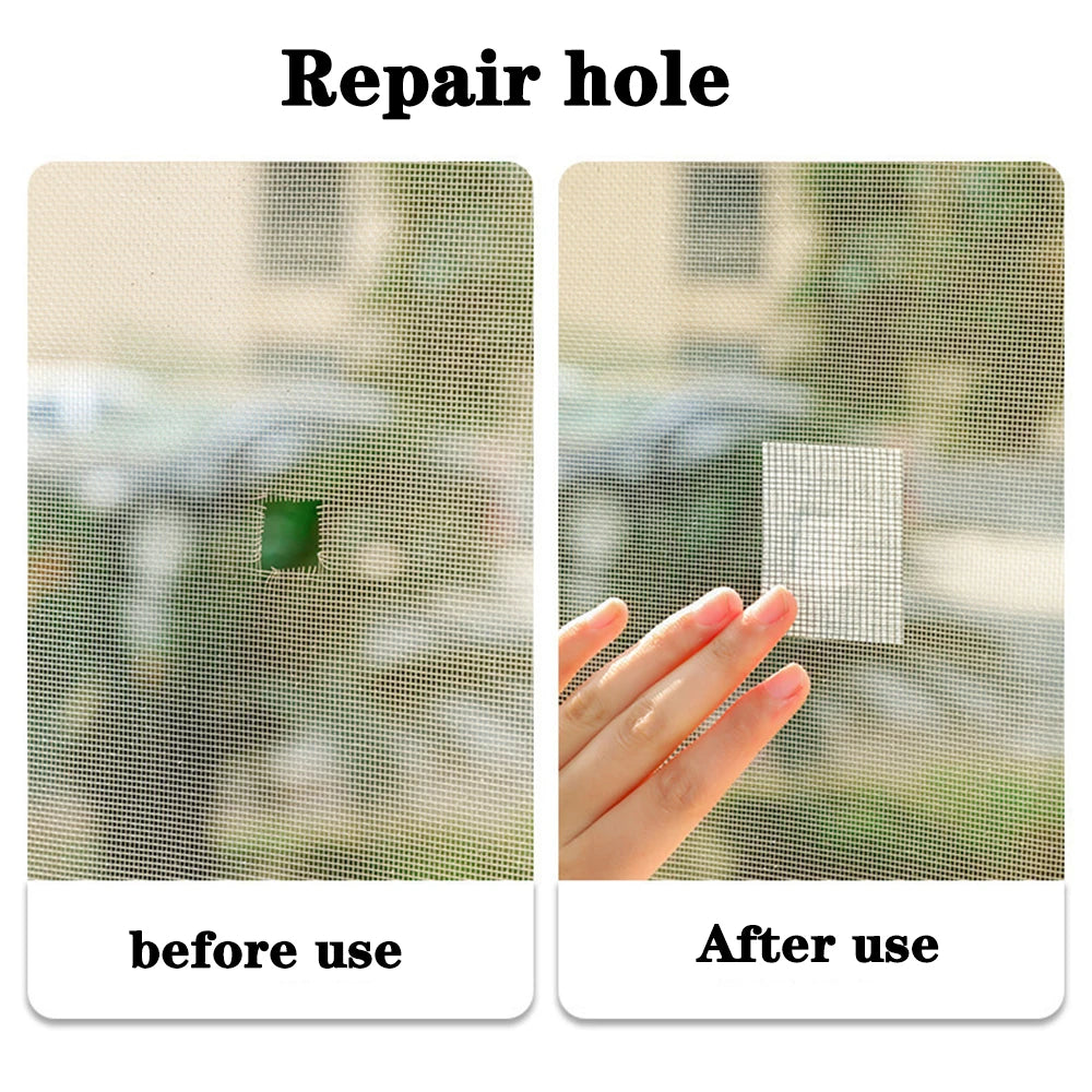 Waterproof Window Screen Repair Tape β Self-Adhesive Anti-Mosquito Mesh Patch