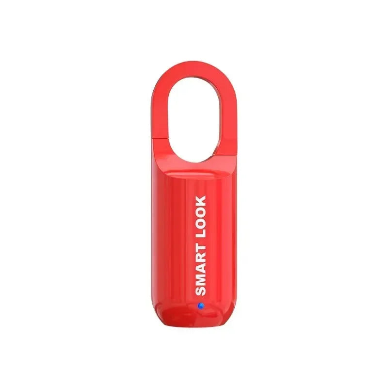 SecureTouch Mini Fingerprint Padlock | Keyless USB Rechargeable Anti-Theft Lock
