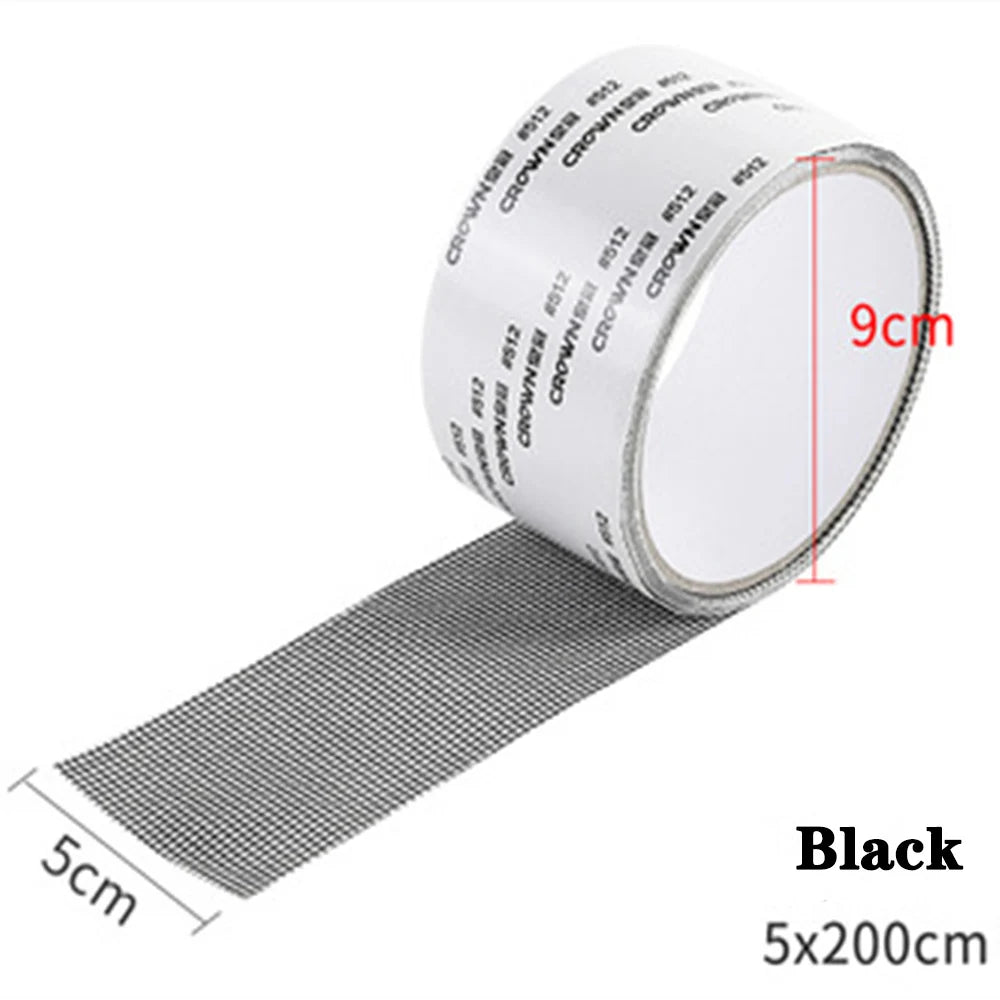 Waterproof Window Screen Repair Tape β Self-Adhesive Anti-Mosquito Mesh Patch