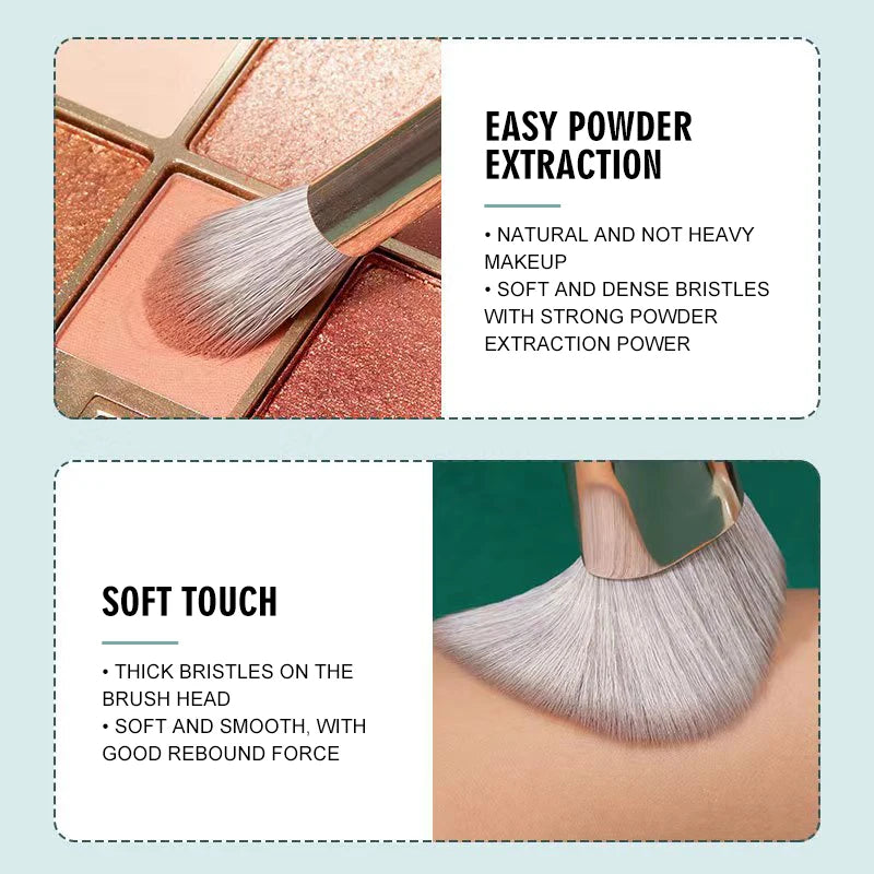 14-Piece Makeup Brush Set - Soft, Fluffy & Versatile Beauty Tools