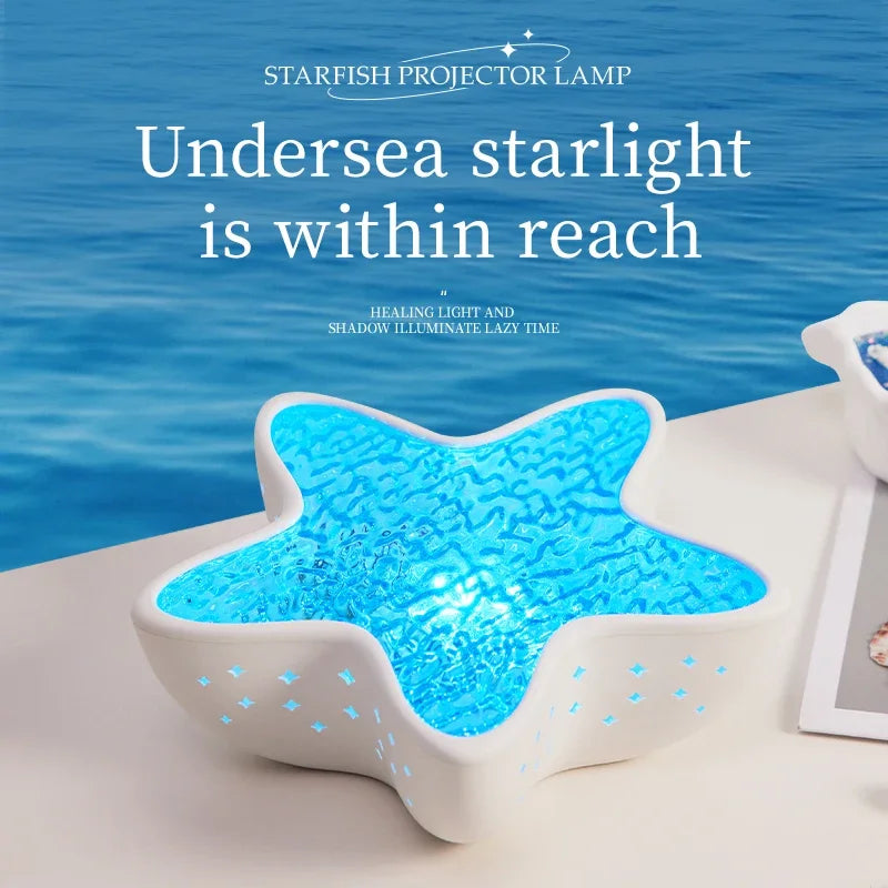 Aurora Starfish LED Projector Lamp