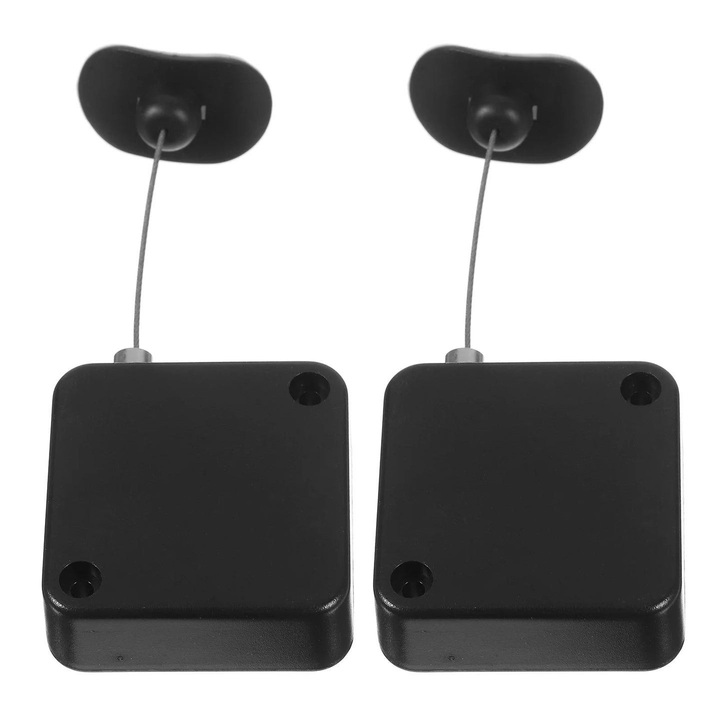 2 Pcs Retractable Remote Control Security Cable Leash