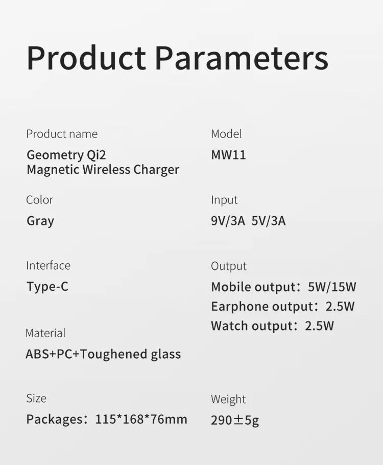 3-in-1 Magnetic Wireless Charger Stand