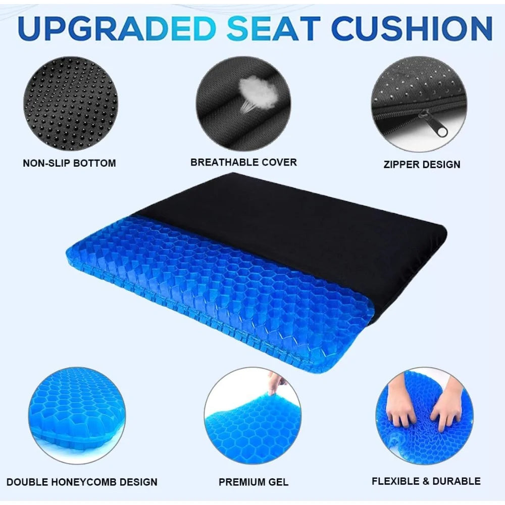 CoolSit โ Breathable Honeycomb Gel Seat Cushion ๐บโ๏ธ