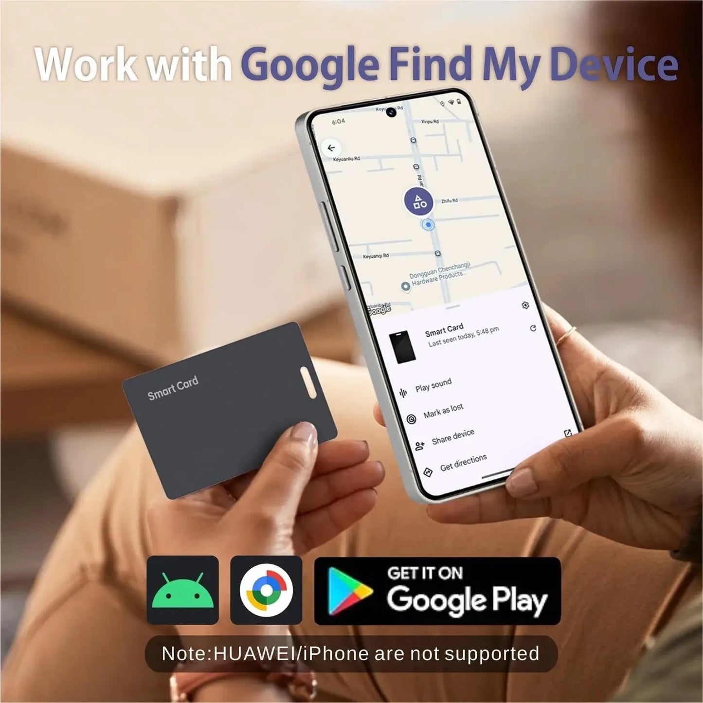 FindCard - Rechargeable Android Wallet Tracker