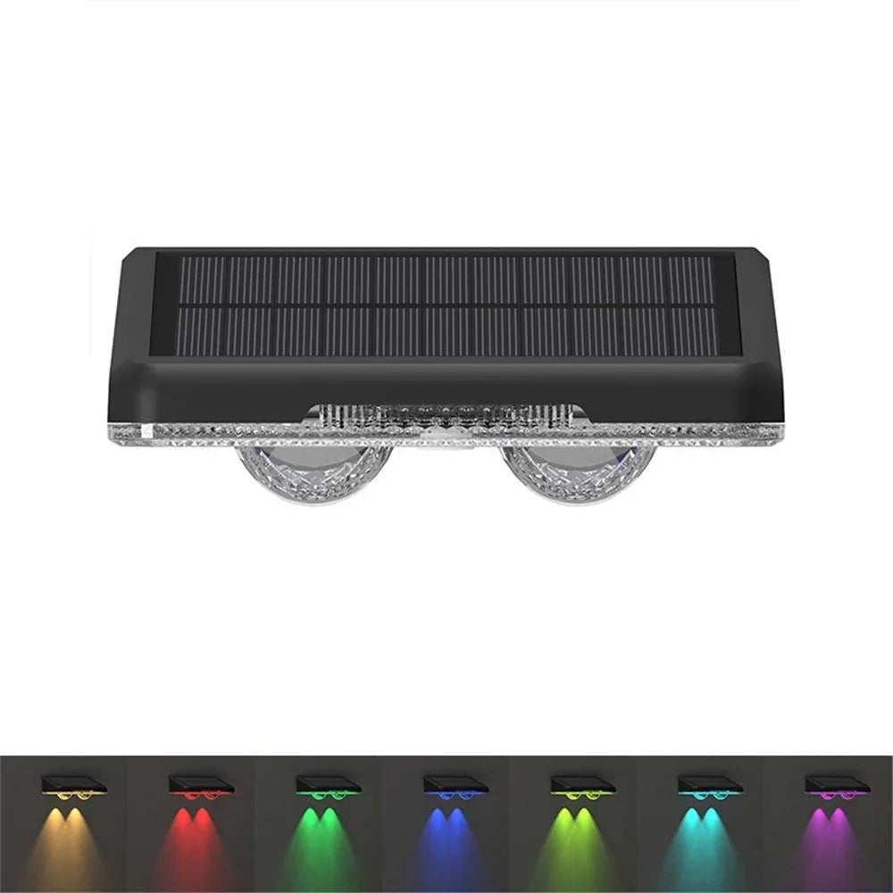 Solar Fence Lights β Outdoor LED Garden Wall Lights