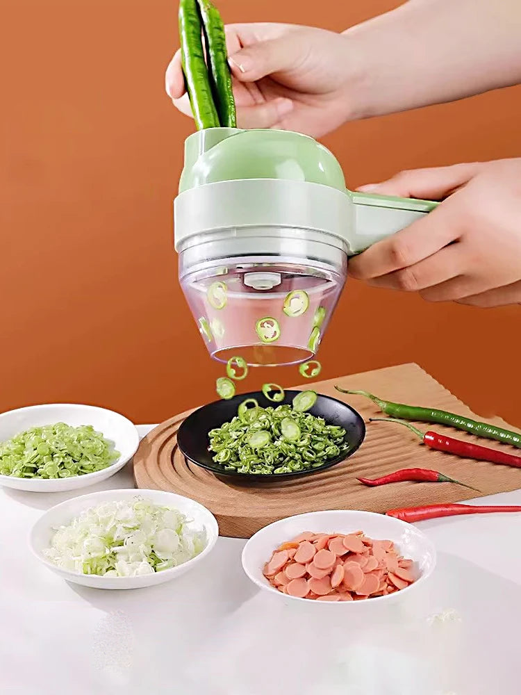 5 in 1 Electric Vegetable Cutter Set