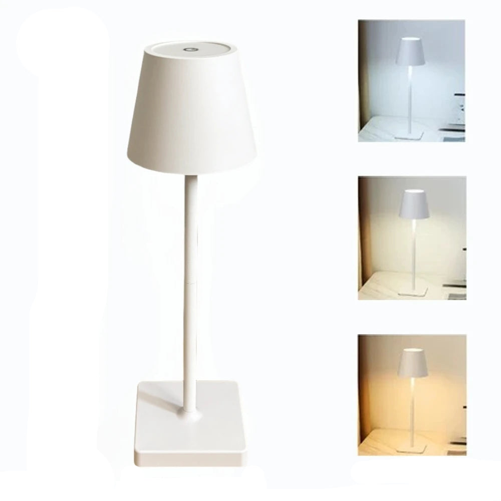 Wireless LED Table Lamp ā Rechargeable Light with Touch Control