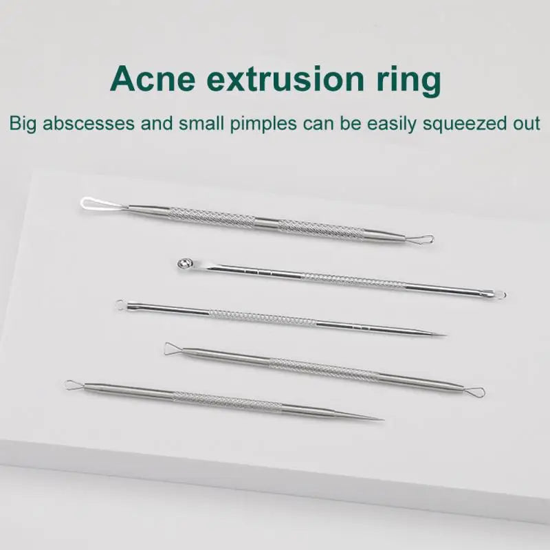 Acne & Blackhead Removal Needles Set - Stainless Steel Pore Cleaner Tool