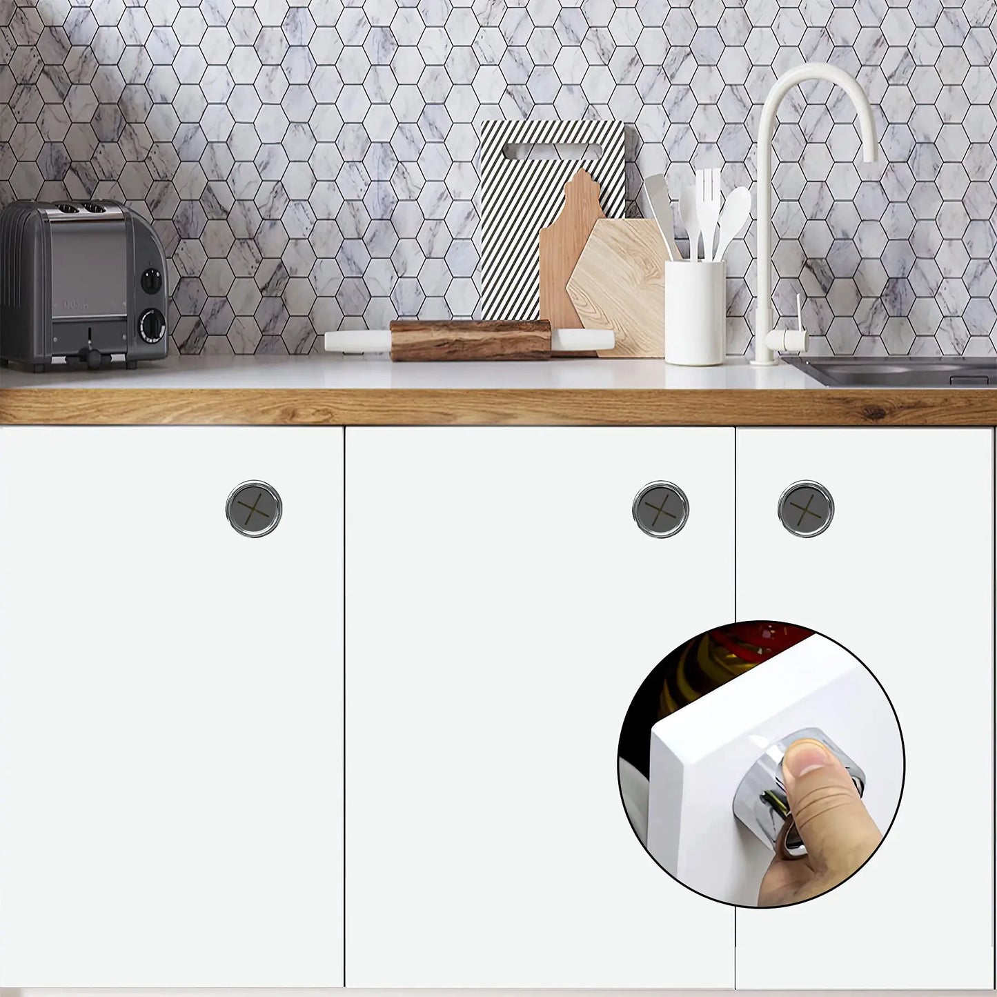 Adhesive Towel Plug Holder - Wall Mounted, Punch-Free Bathroom & Kitchen Organizer