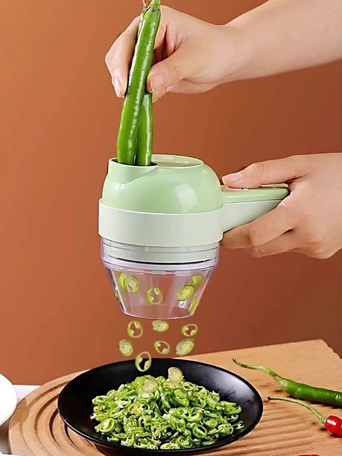 5 in 1 Electric Vegetable Cutter Set