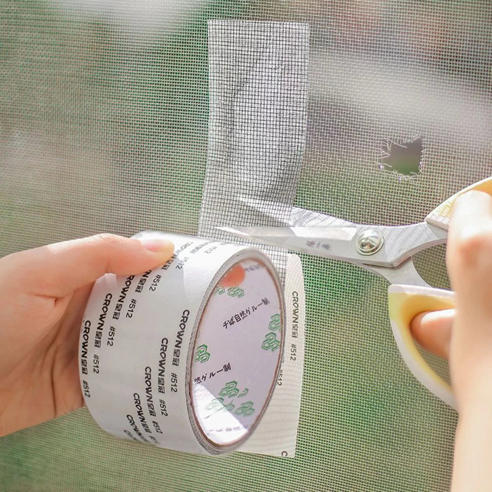 Waterproof Window Screen Repair Tape β Self-Adhesive Anti-Mosquito Mesh Patch