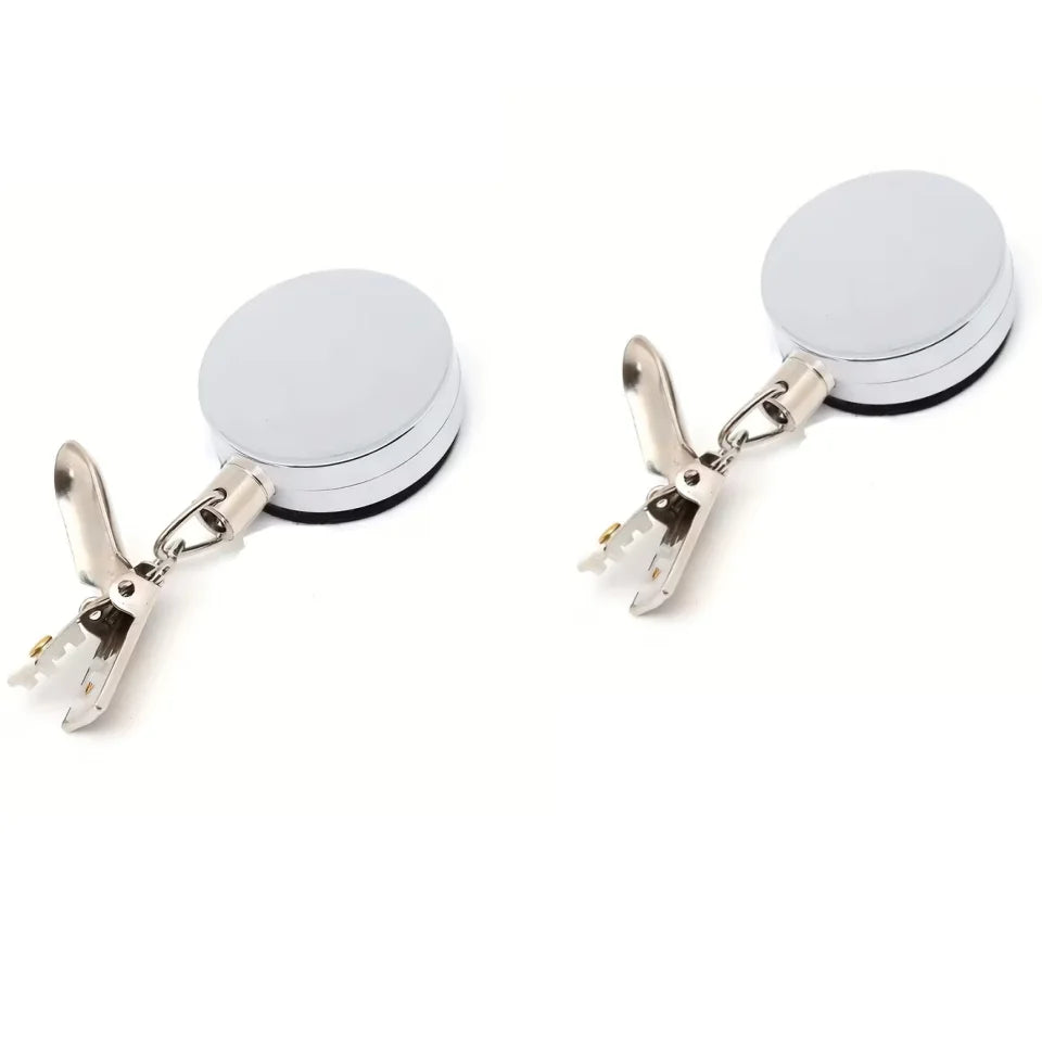 Automatic Retractable Towel Holder – Self-Adhesive Wall Rack