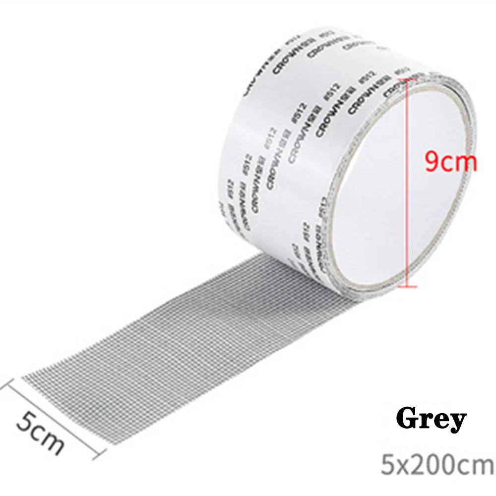 Waterproof Window Screen Repair Tape β Self-Adhesive Anti-Mosquito Mesh Patch