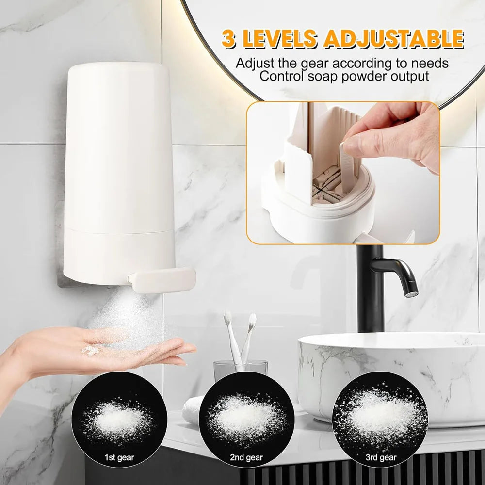Wall-Mounted Soap Dispenser with Grinder