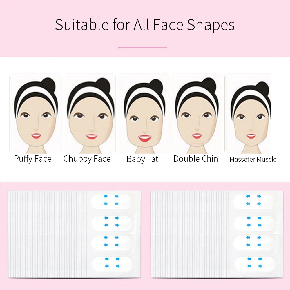 V-Shape Face Lift Tape - Invisible Face Lifter Sticker for Instant Wrinkle Removal