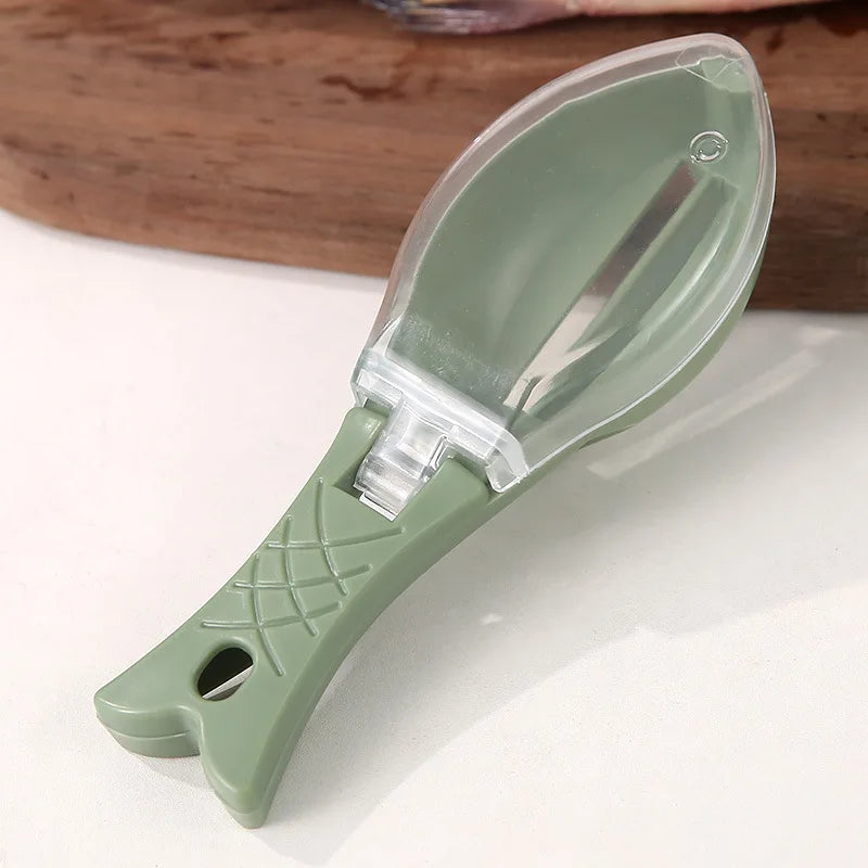 Fish Scales Grater Scraper – Fish Cleaning Tool with Cover
