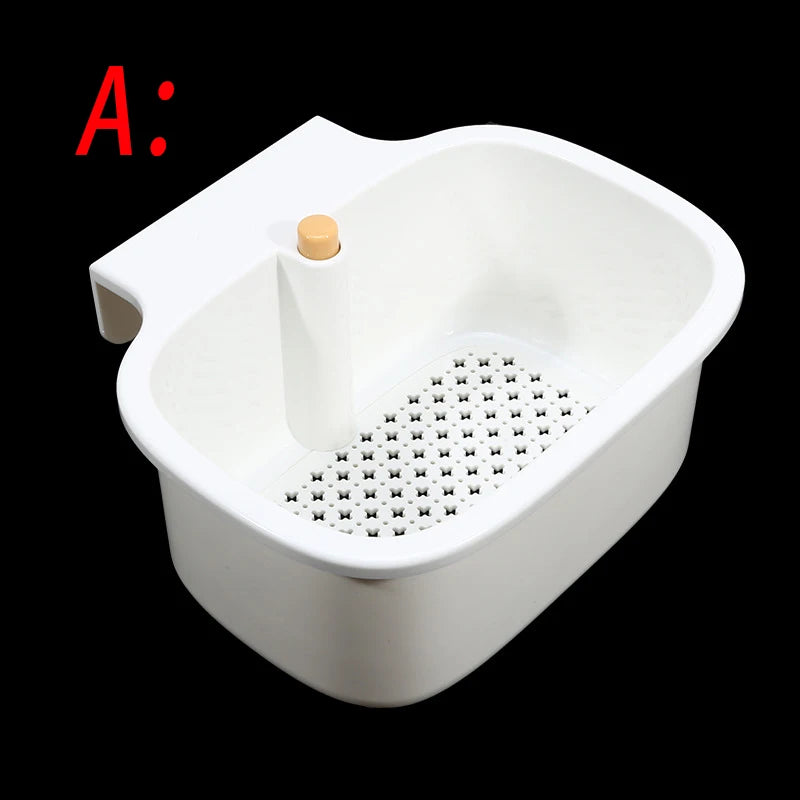 QuickDrain One-Press Sink Filter Basket