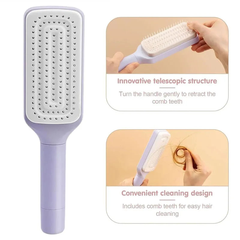 Self-Cleaning Hair Brush & Massage Air Cushion Comb