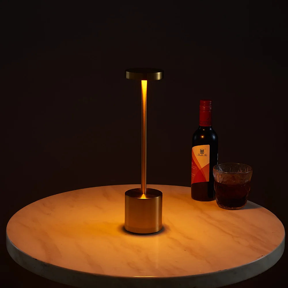 Classic Rechargeable Touch Table Lamp β Stepless Dimming & 3 Color Modes