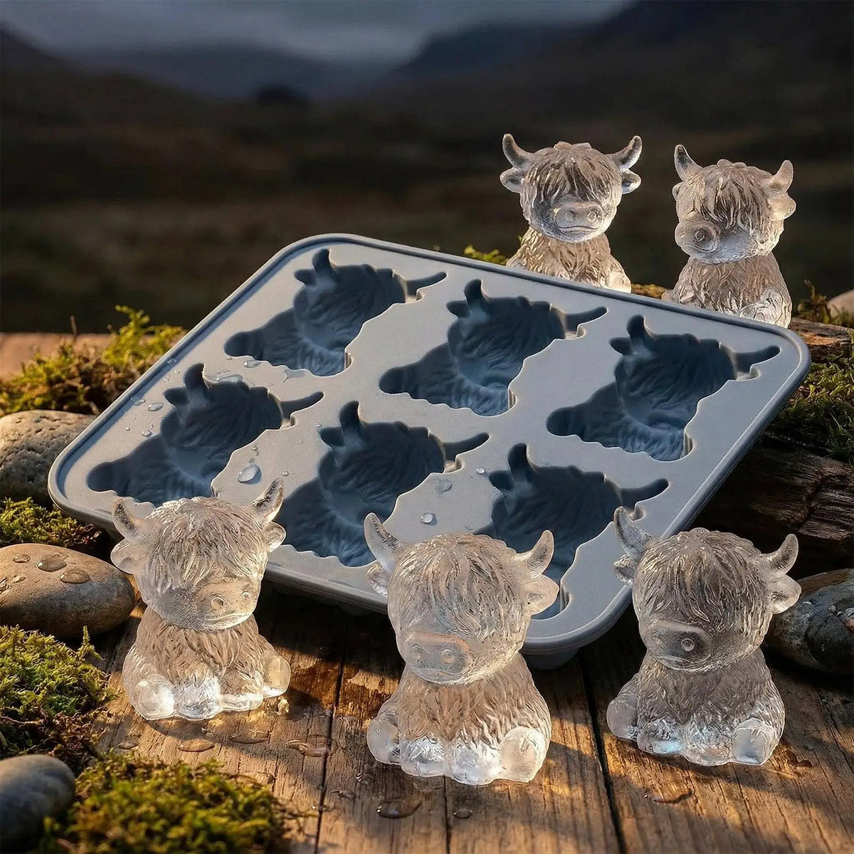 Highland Cow Ice Cube Mould