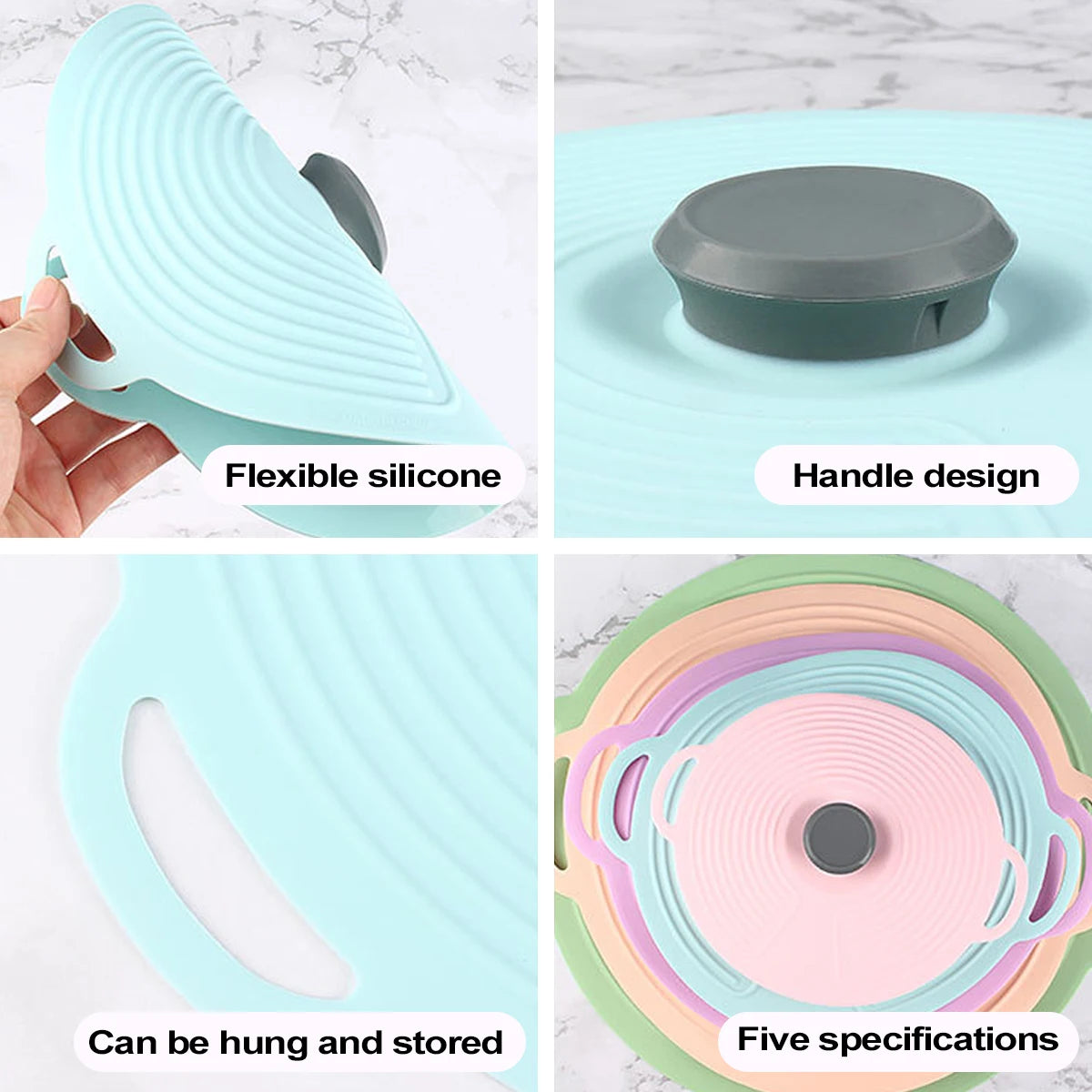 Reusable Silicone Lid Covers