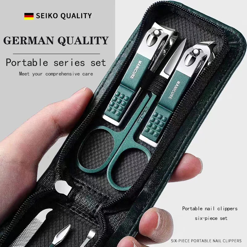 6-Piece Nail Scissors Set - High-End Manicure & Pedicure Tools