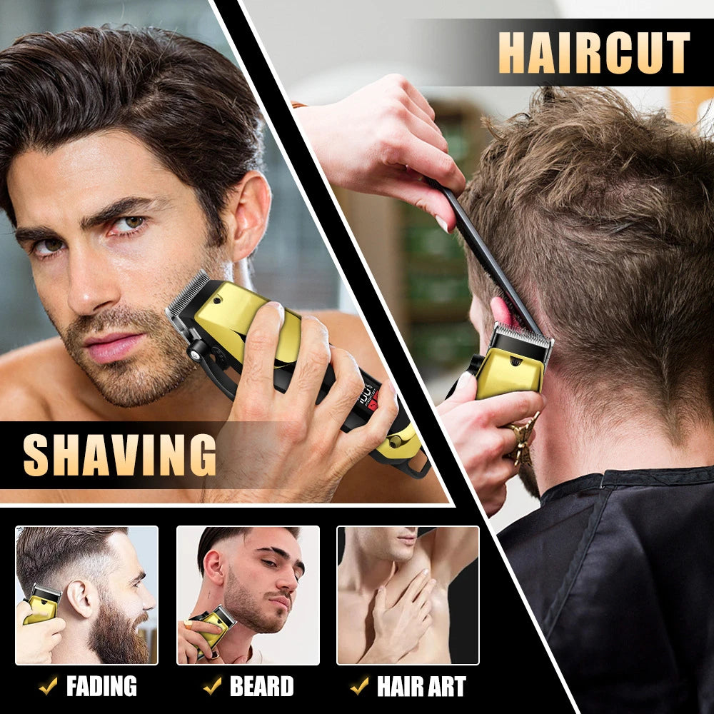 3-in-1 USB Rechargeable Men's Hair Trimmer