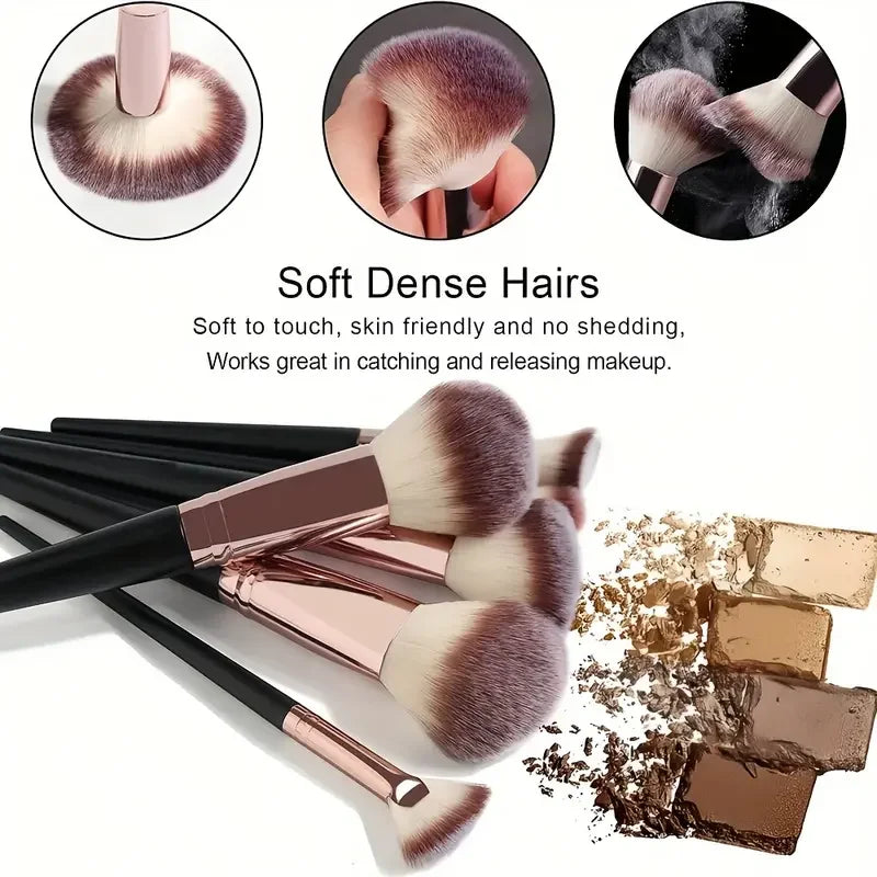 Makeup Brushes Set - Soft Fluffy Cosmetic Tools