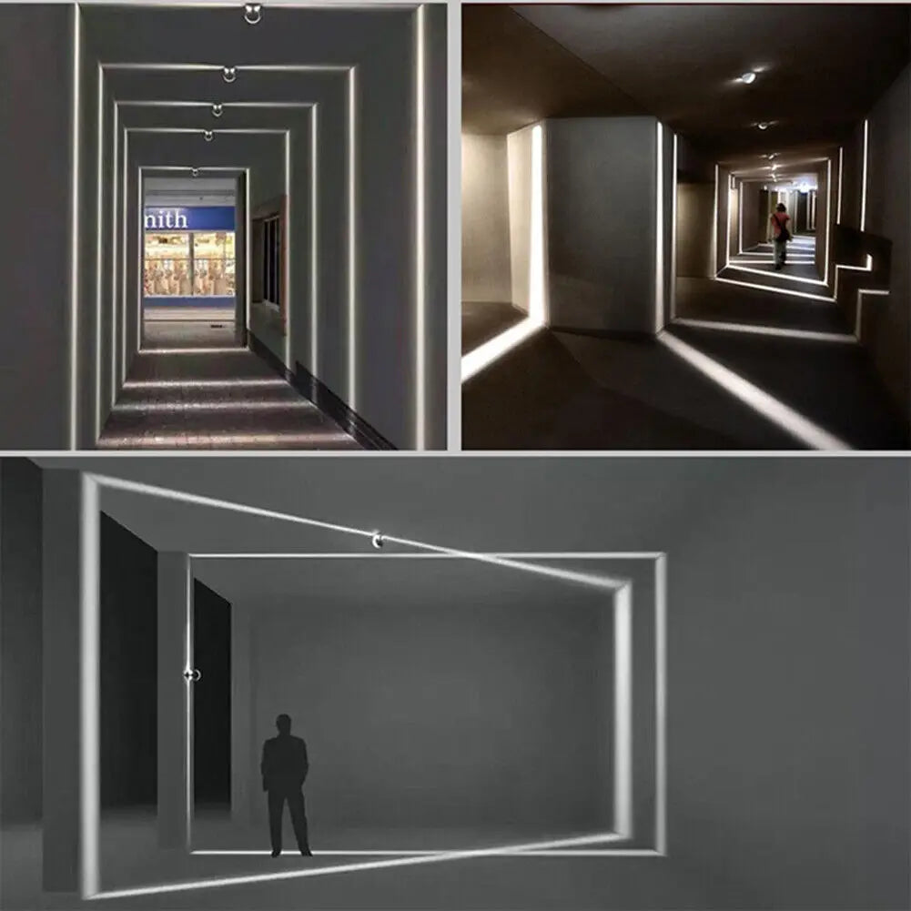 360-Degree Rotating LED Wall Light