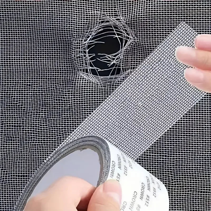 Waterproof Window Screen Repair Tape β Self-Adhesive Anti-Mosquito Mesh Patch