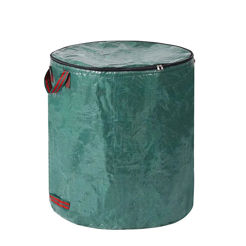 Garden Yard Waste Bag with Lid β Foldable Leaf Collection Storage