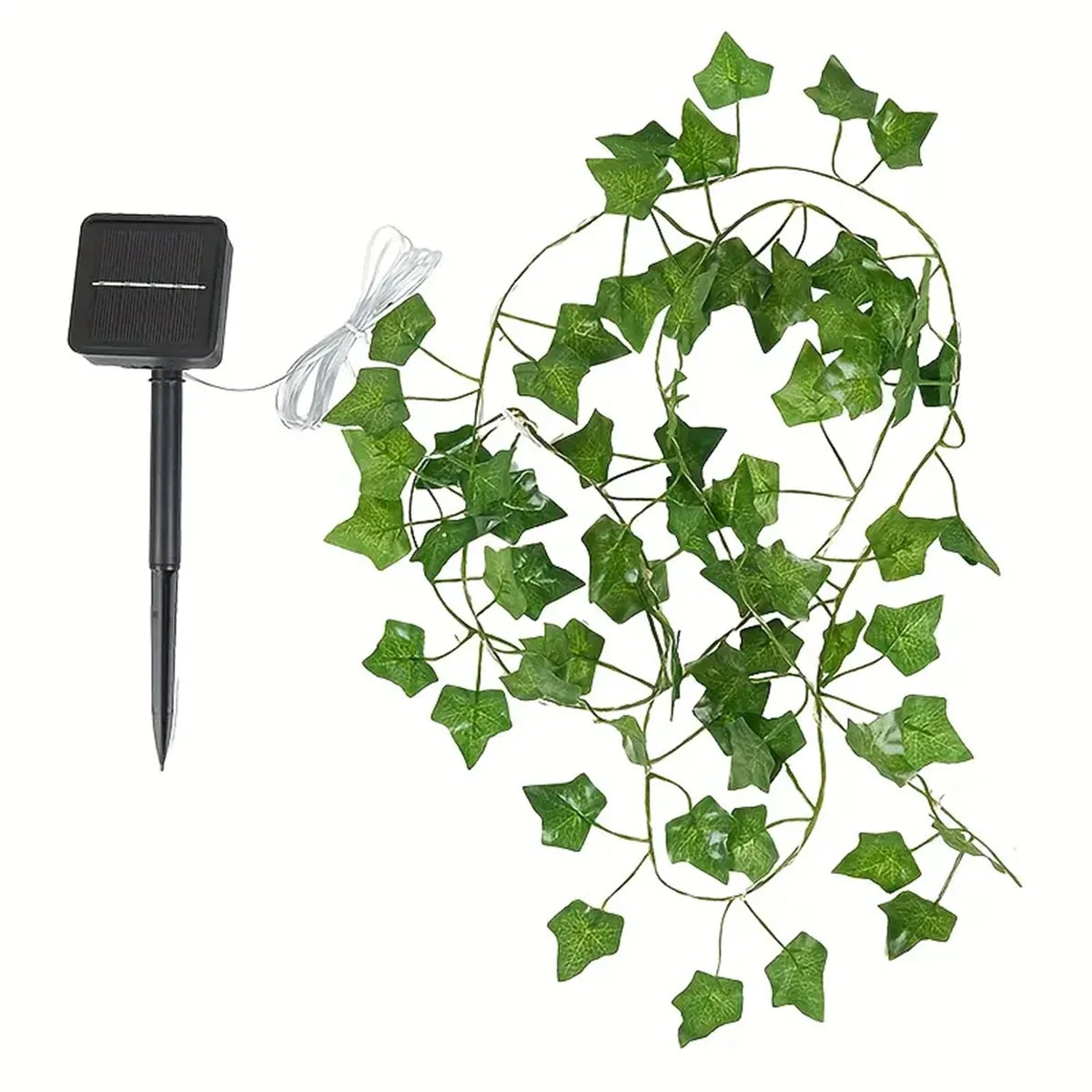 Ivy String Lights with 100 LEDs – Solar-Powered, Waterproof