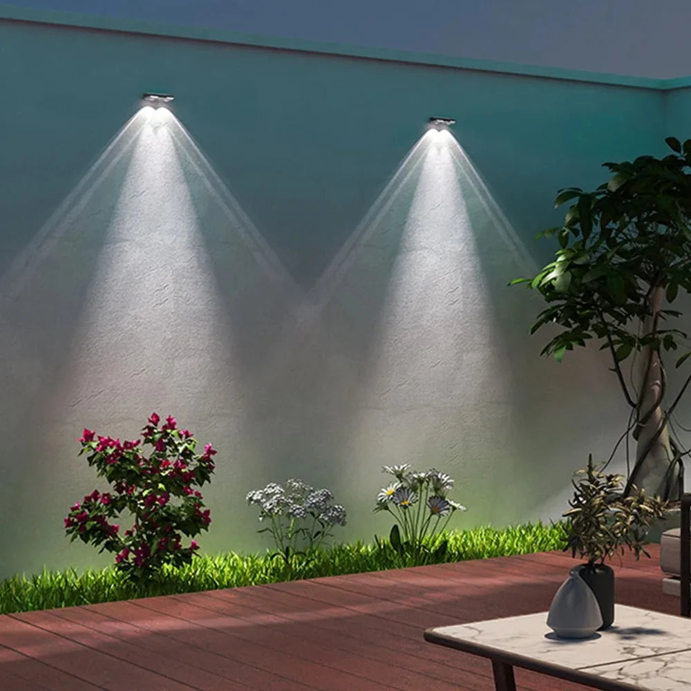 Solar Fence Lights β Outdoor LED Garden Wall Lights