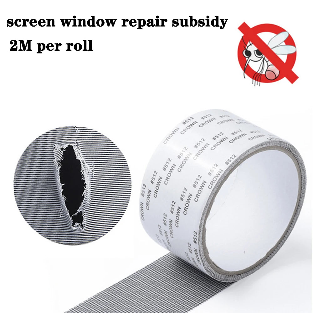 Waterproof Window Screen Repair Tape β Self-Adhesive Anti-Mosquito Mesh Patch