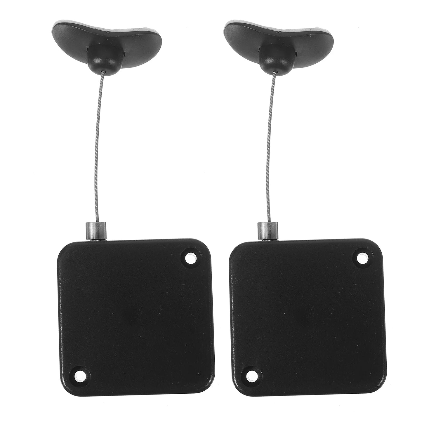 2 Pcs Retractable Remote Control Security Cable Leash