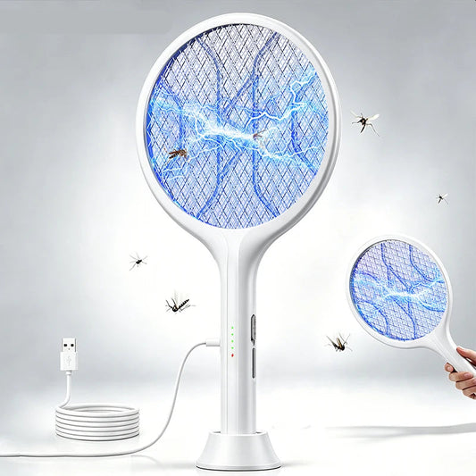 Rechargeable Electric Bug Zapper Racket