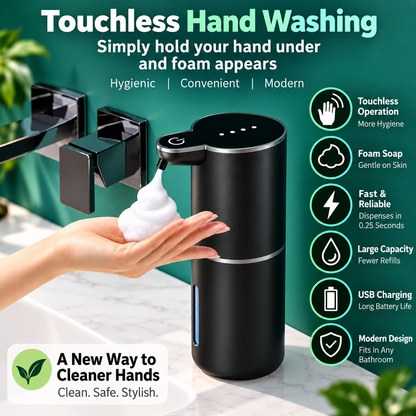 FoamEase – Touchless Soap Dispenser with Four Levels 🧼✨