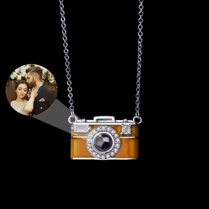 Custom Photo Projection Necklace