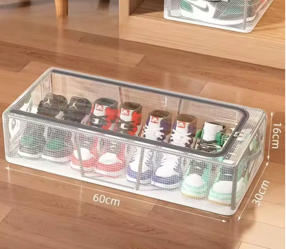 ShoeClear – Transparent Shoe Storage Box 👟📦