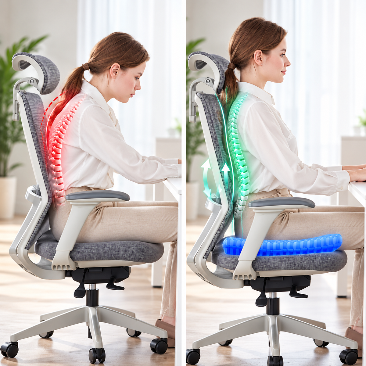 CoolSit – Breathable Honeycomb Gel Seat Cushion 💺❄️