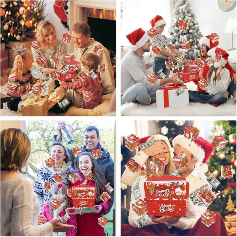Christmas Surprise Money Explosion Box