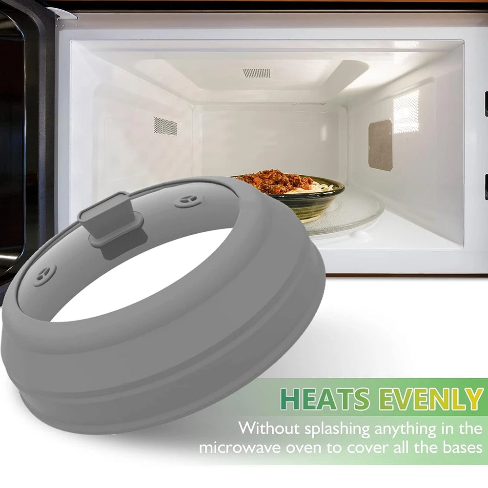 ClearGuard Silicone & Glass Microwave Splatter Cover