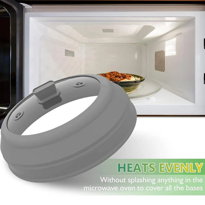ClearGuard Silicone & Glass Microwave Splatter Cover