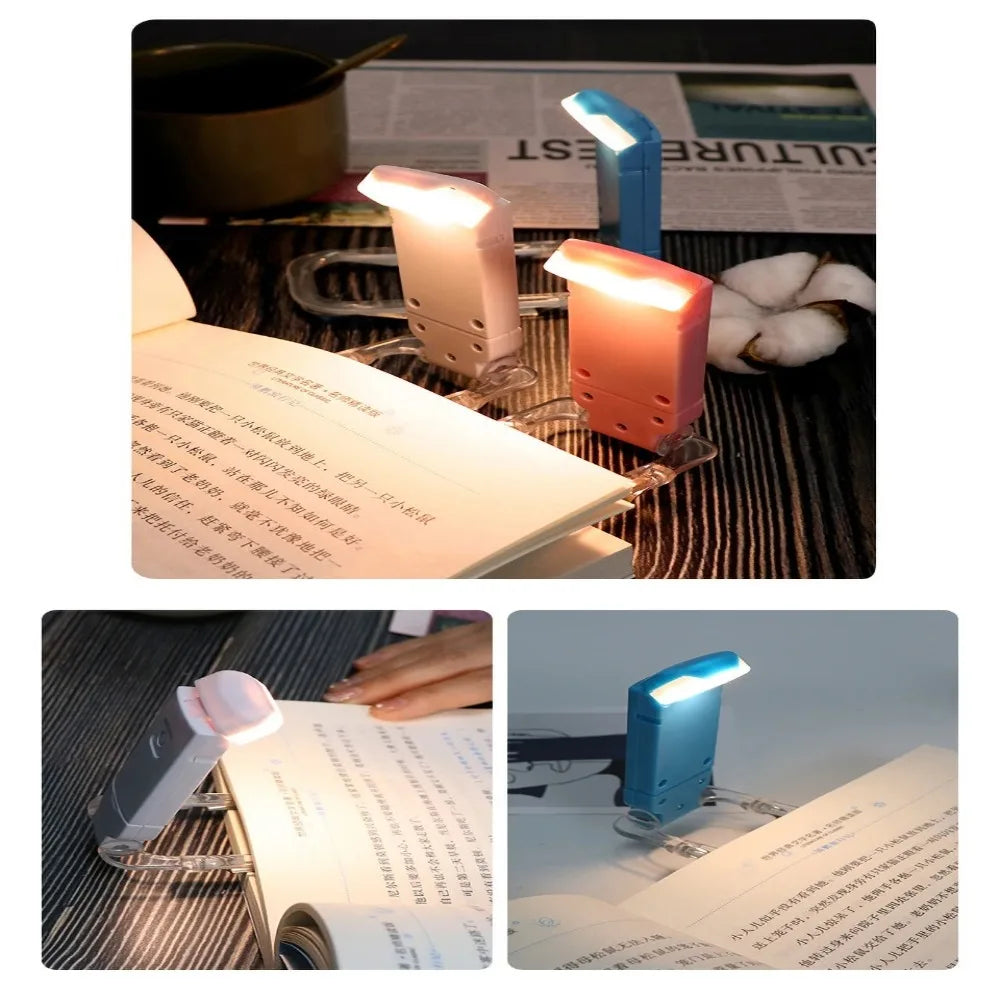 AmberGlow Rechargeable LED Book Clip Light