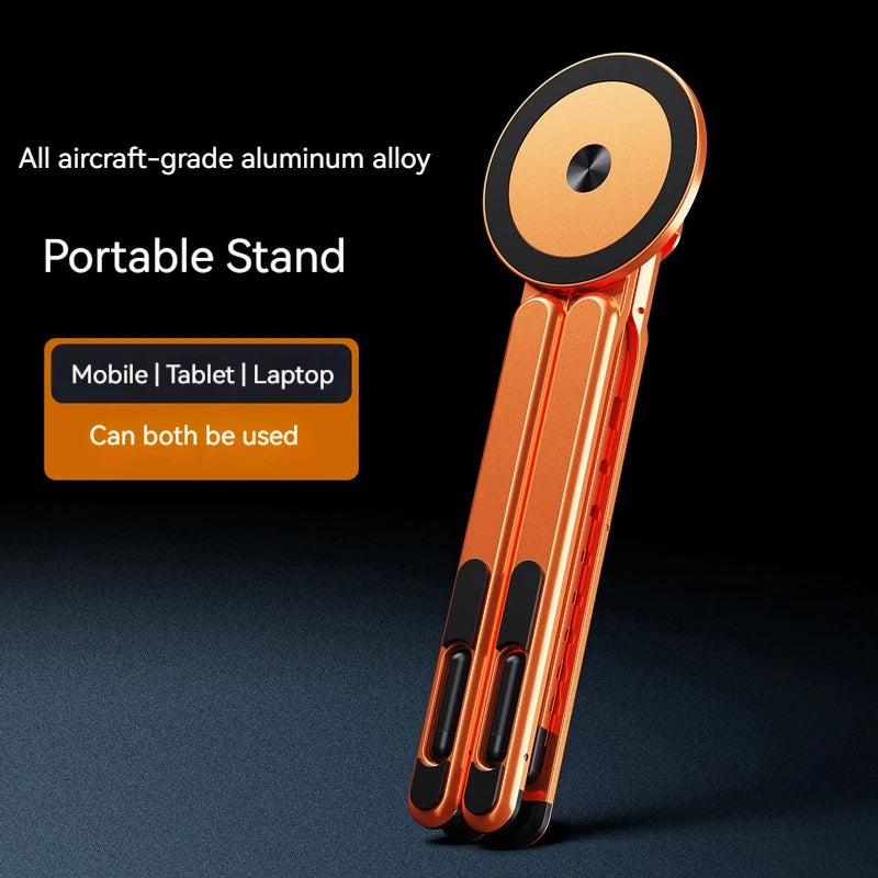 MagFold Alloy Magnetic Stand – Foldable Multi-Device Support Bracket